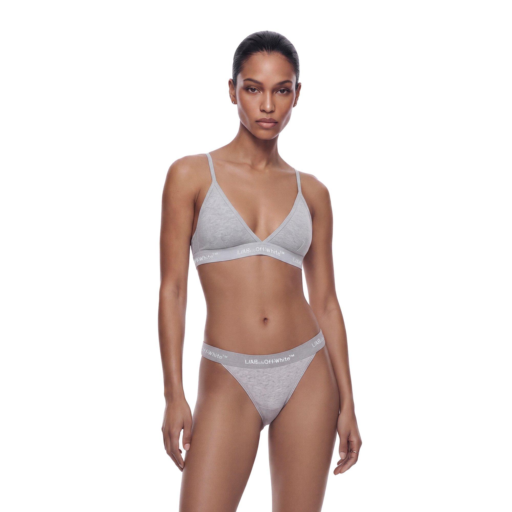 L/AB c/o Off-White Women&rsquo;s Horizontal Waistband V-String - Grey - GREY